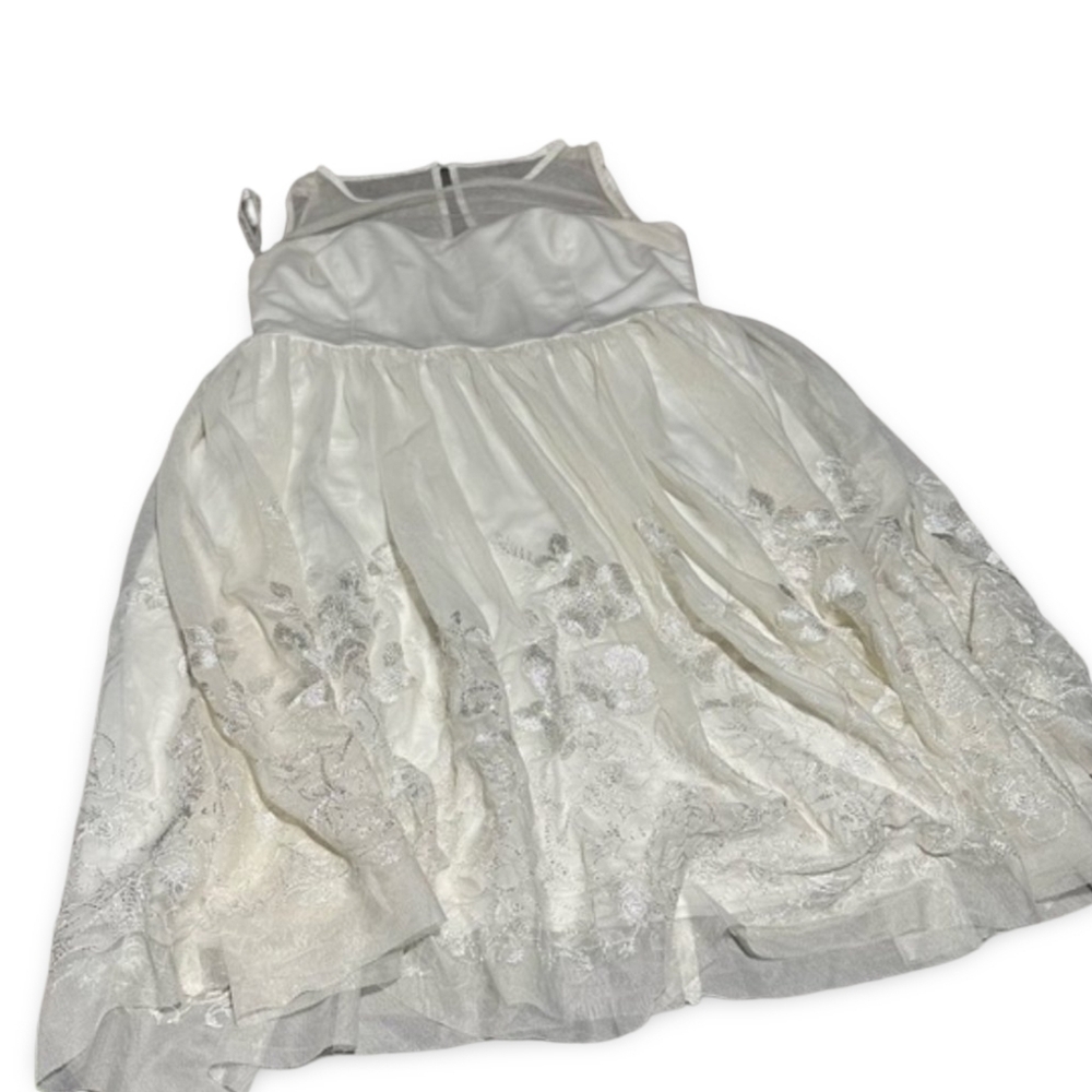 DB Studio White Lace Flower Girl Dress Size 16 Wedding Special Occasion Formal